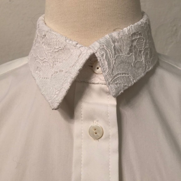 ⚜️SALE!⚜️ Carlisle New York lace combo blouse - Picture 4 of 7